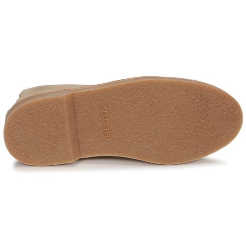 Selected - SLHRIGA NEW SUEDE MOC-TOE CHUKKA - Beige