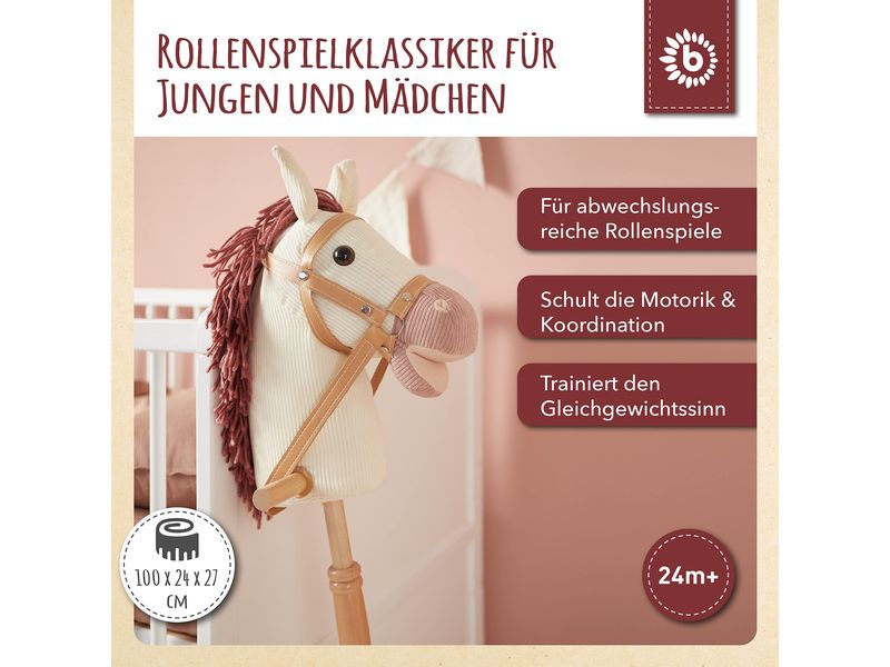 bieco Steckenpferd Ginger Spielzeug Pferdchen