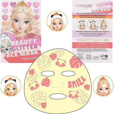 TOPModel beauty and me ansigtsmaske m. glitter – flere varianter – assorteret