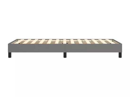 Sommier à lattes de lit Gris foncé 100x200 cm Tissu