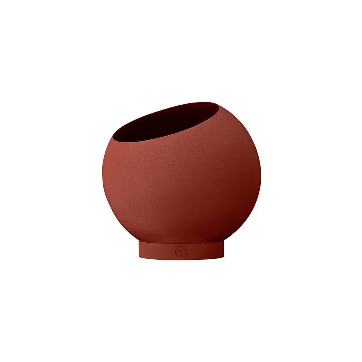AYTM - Globe Blumentopf, Ø 17 x H 15,4 cm, ginger bread / ginger bread