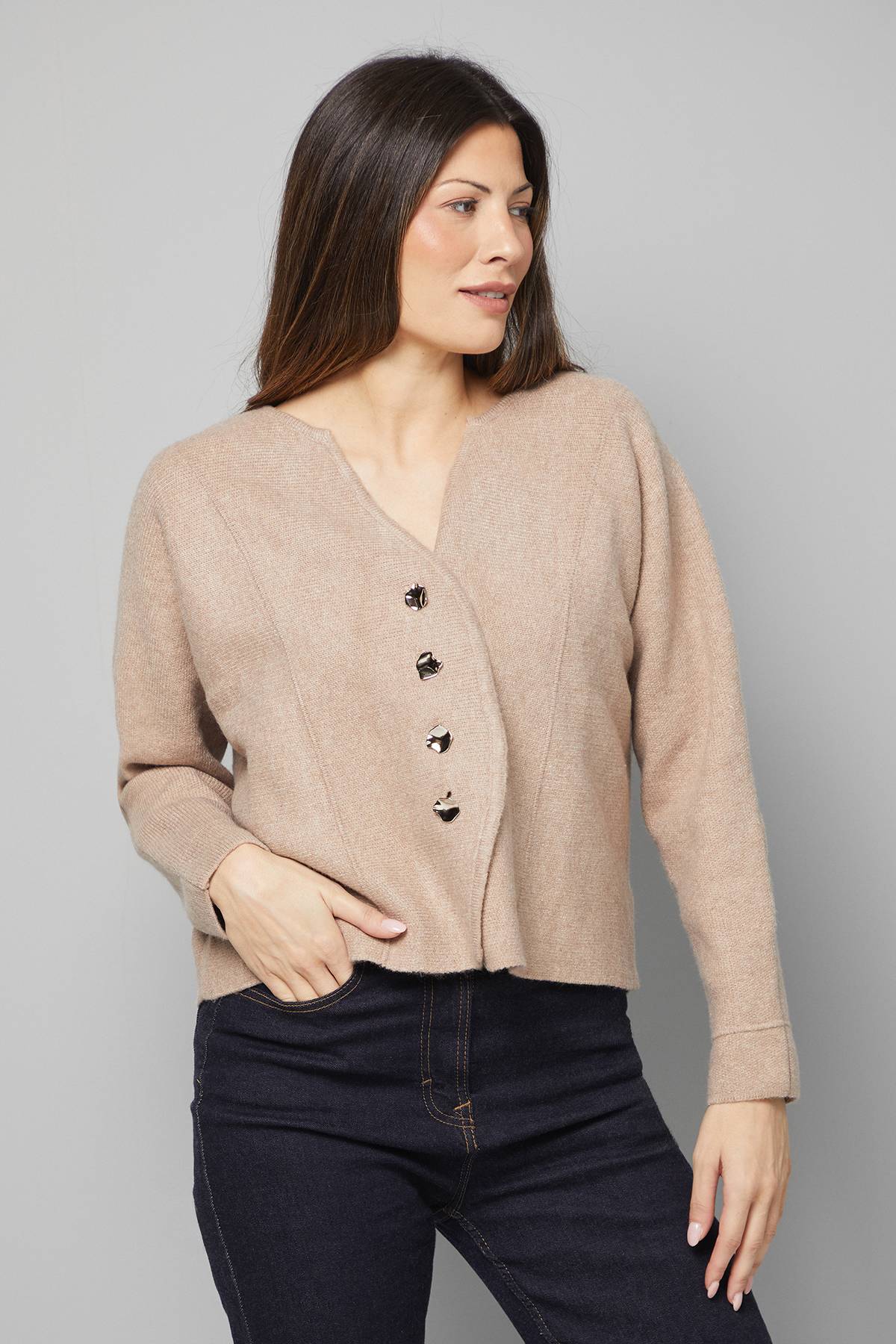 Wallis Veste Tricotée Cintrée