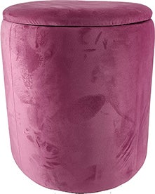 House of Nature poef Juru roze D 40 H 44 cm