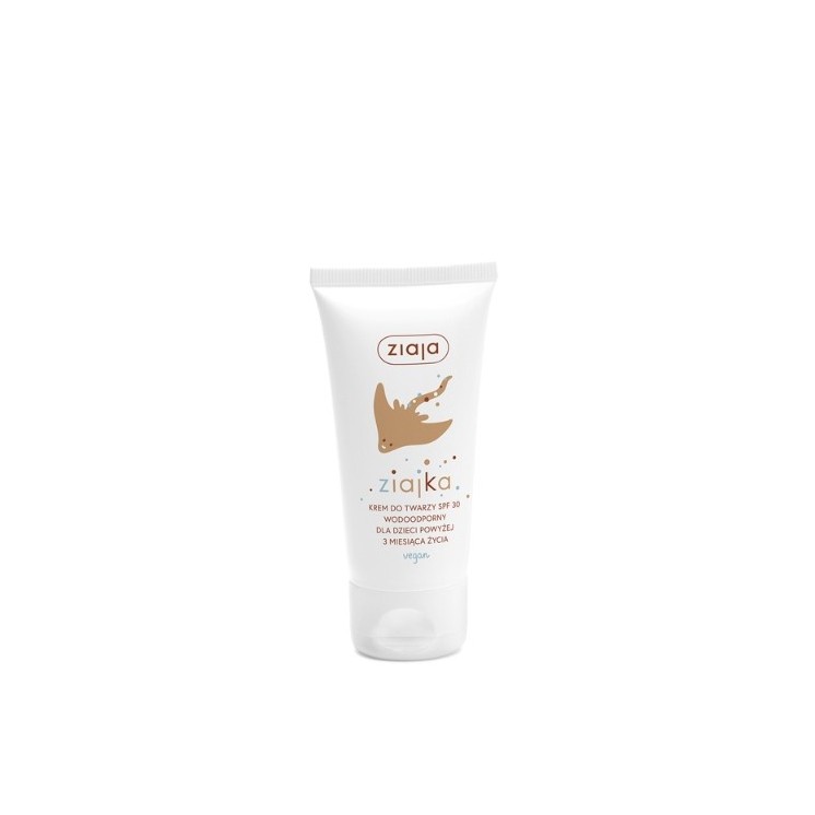 Ziaja Gesichtscreme mit SPF30 Filter für Kinder, wasserfest, 50 ml