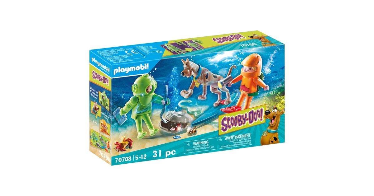 PLAYMOBILSCOOBY-DOO! - Avontuur met Ghost of Captain Cutler Constructiespeelgoed  (70708)