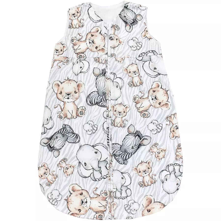 TupTam Baby Sommer Schlafsack Ärmellos Unwattiert graubeige
