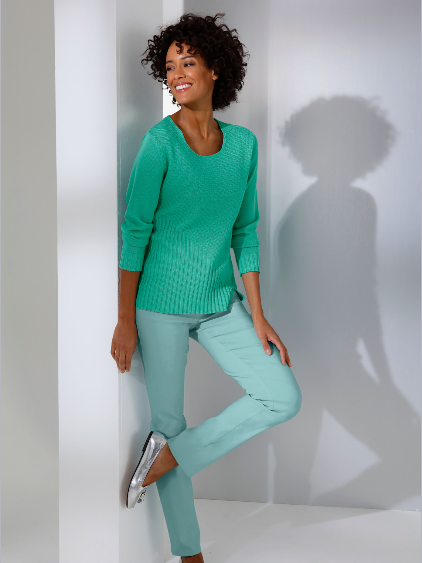 Pull en coton et lyocell mélange coton et lyocell de qualité