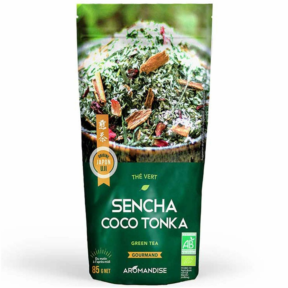 Thé vert bio japonais sencha coco tonka 85 g