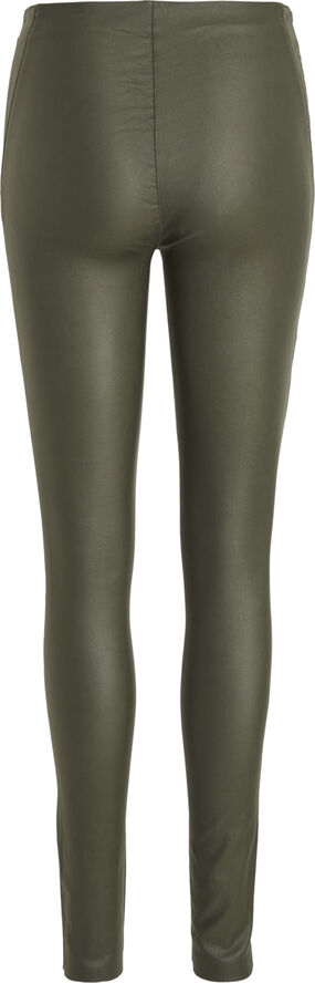 Object OBJBELLE MW COATED LEGGINGS NOOS Forest night
