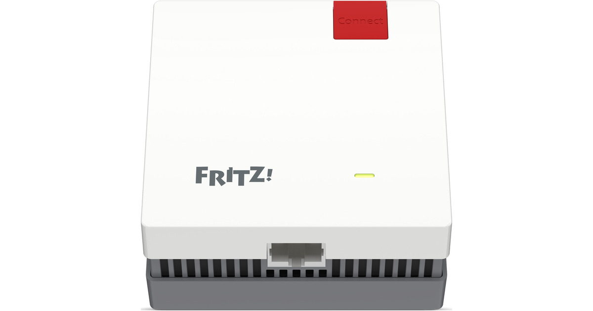 FRITZ!Mesh Set 1600 2-pack Edition International repeater  (Wit/rood, 2 stuks, Mesh Wi-Fi)