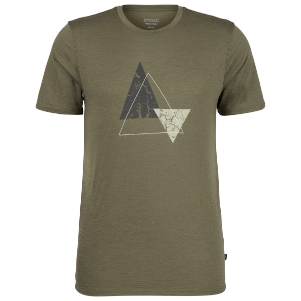 Stoic - Merino155 LaholmSt. Print T-Shirt Peak - Haut en mérinos