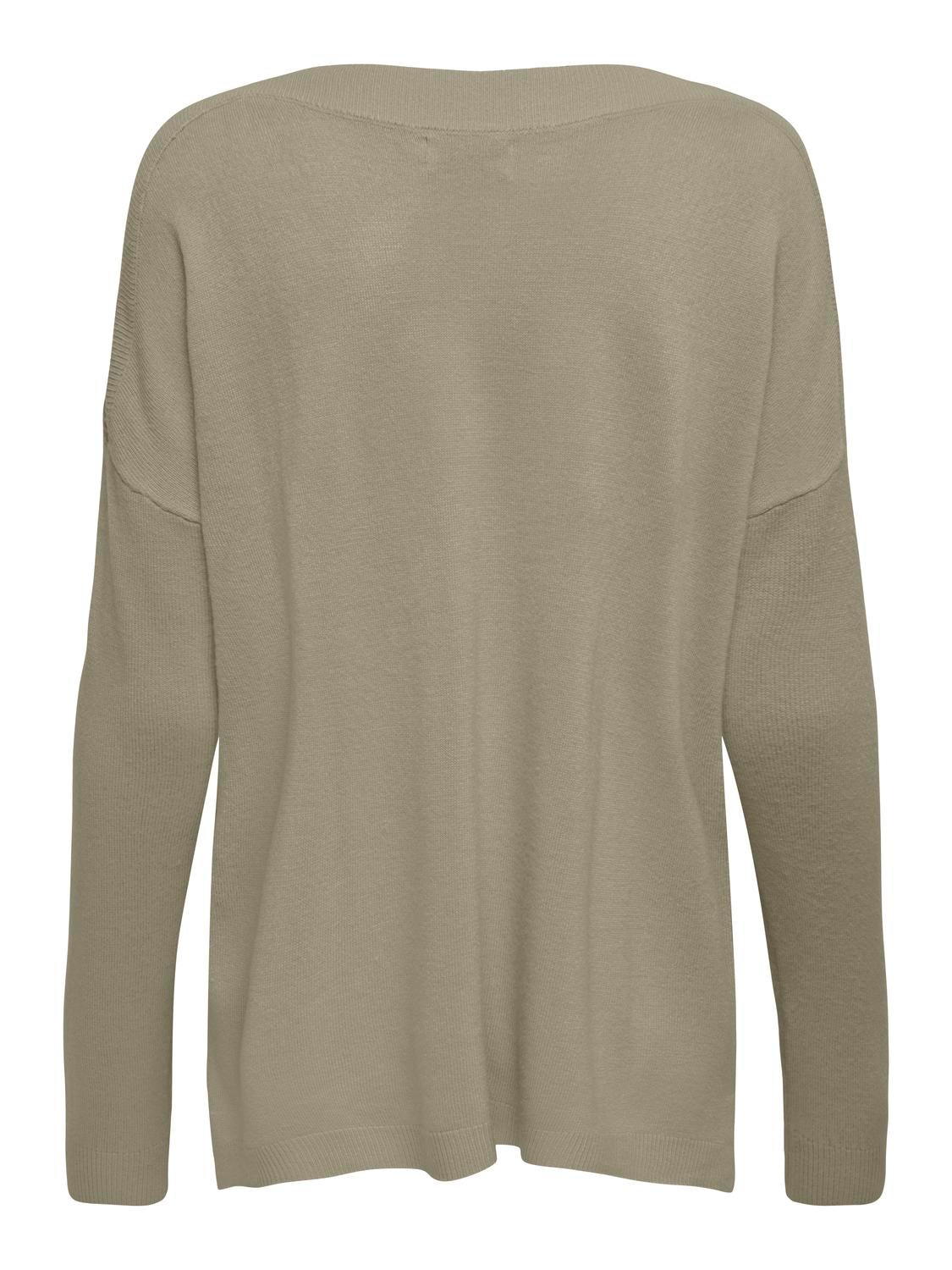 ONLAMALIA Strickpullover Weathered Teak