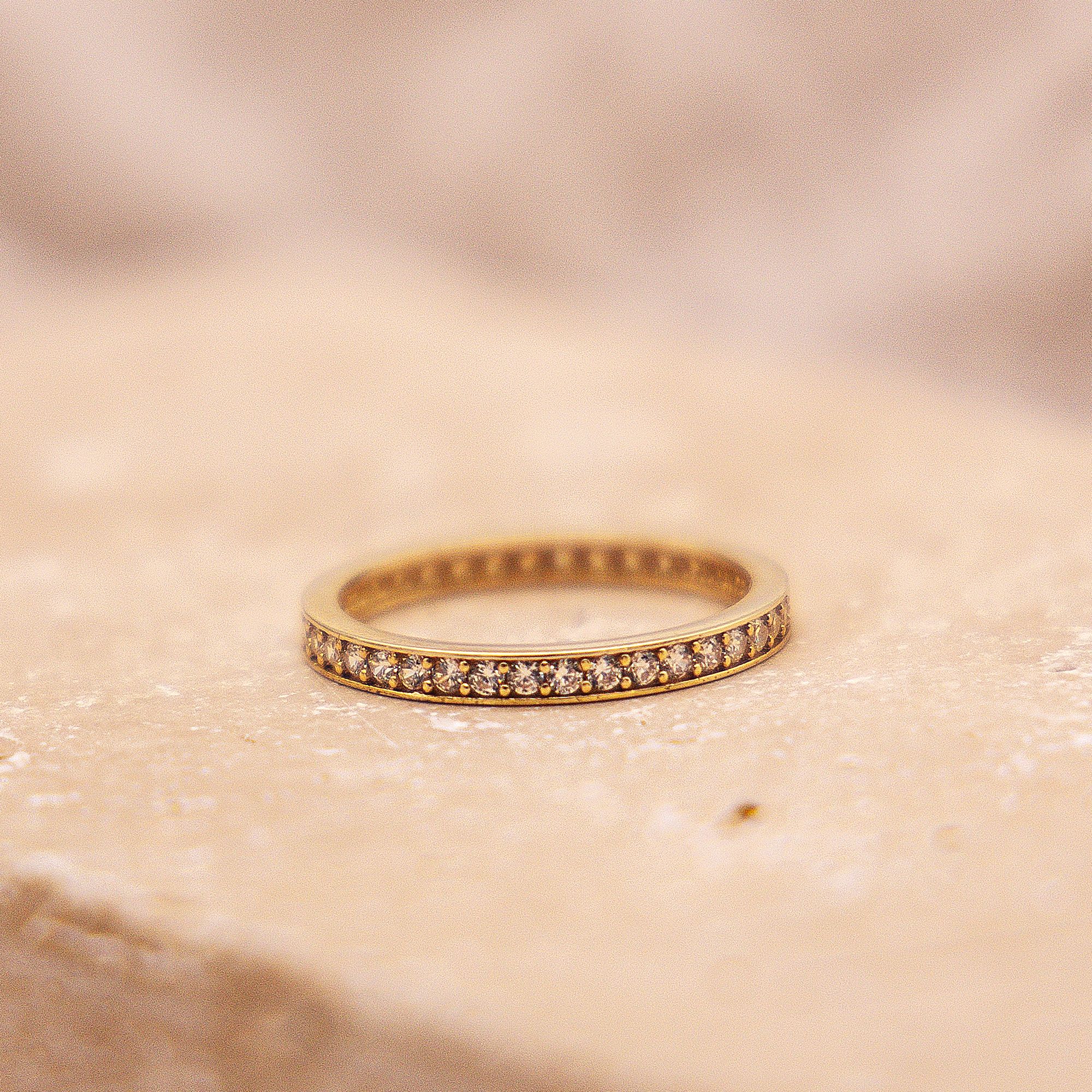 Fascination by Ellen K. Ring 375 Gold Zirkonia weiß Memoirering
