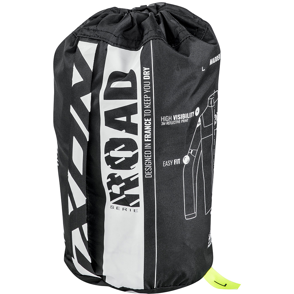 Ixon - Veste pluie Madden Noir / Jaune