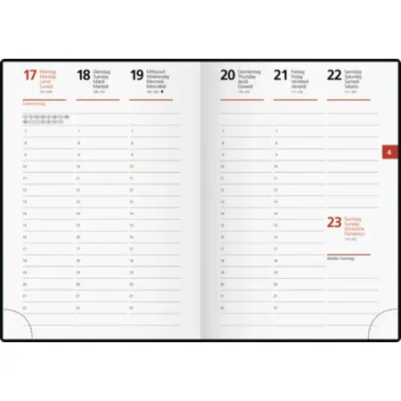 rido/idé Taschenkalender Mod. Technik S '25 „Fabulous“ | A6, Kunstleder