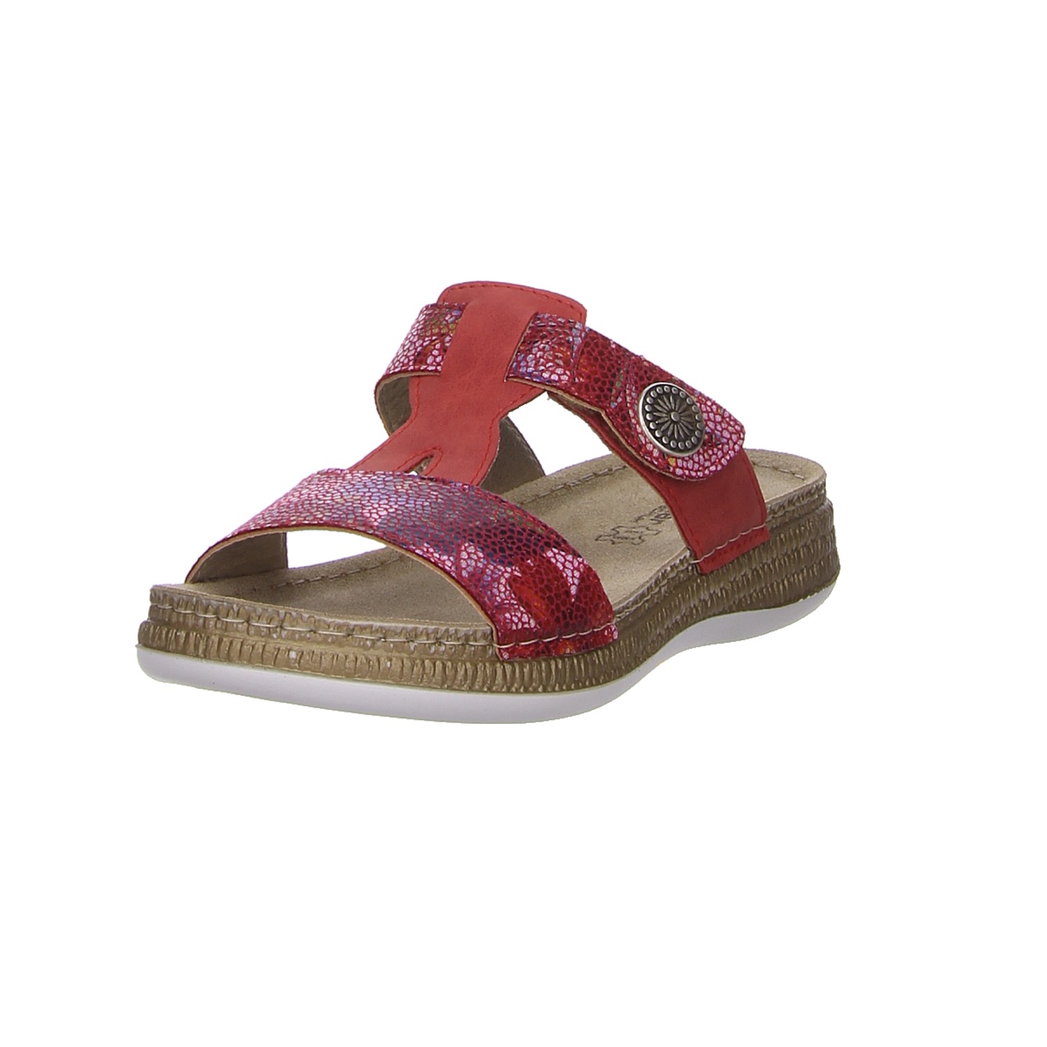 Fischer Pantolette rot rot
