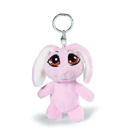 NICI Schlüsselanhänger Hase, rosa, ca. 10cm