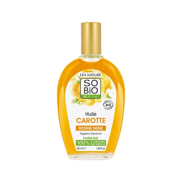 Óleo Vegetal de Cenoura Orgânico Lea Nature So Bio Étic 50ml