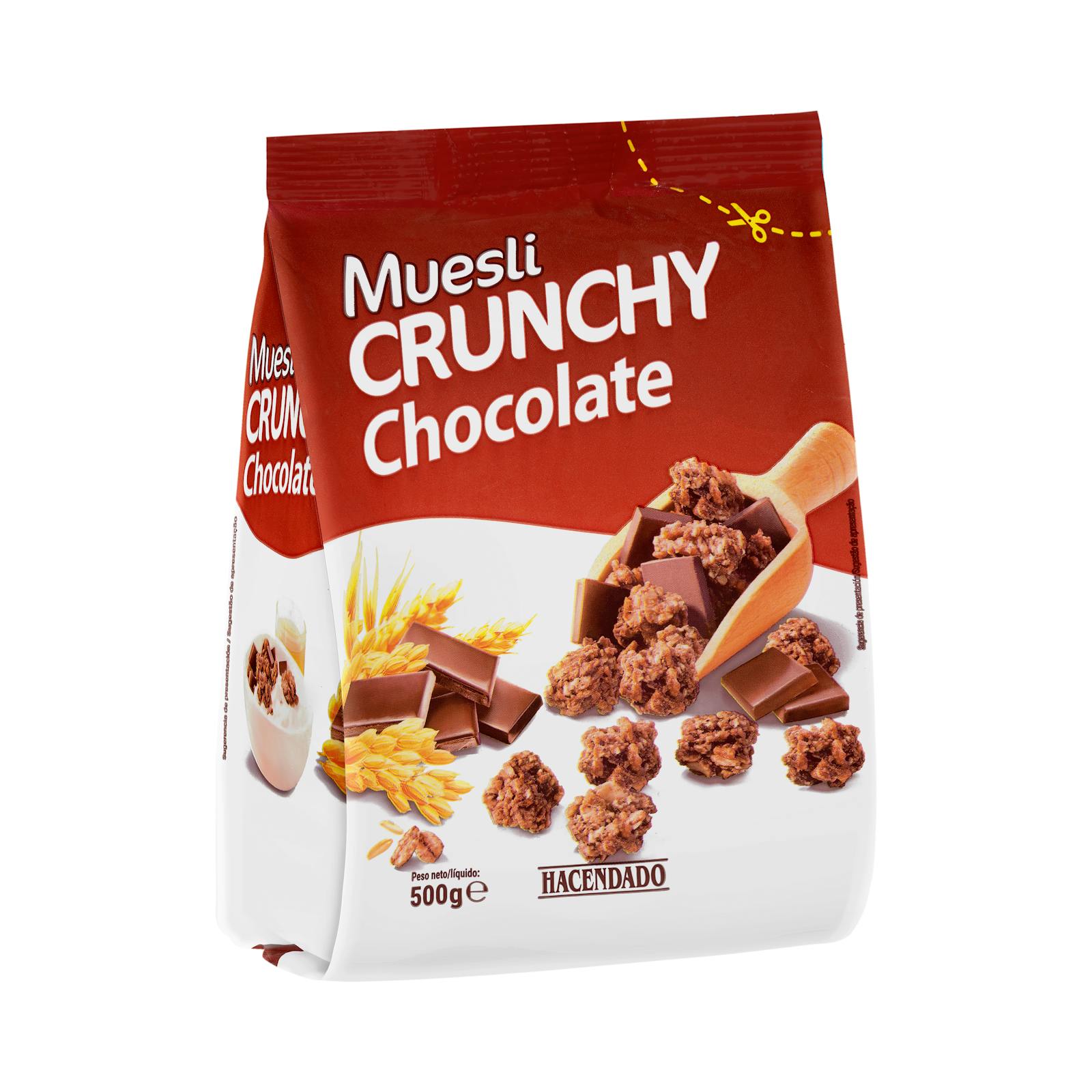 Hacendado Muesli croquant au chocolat