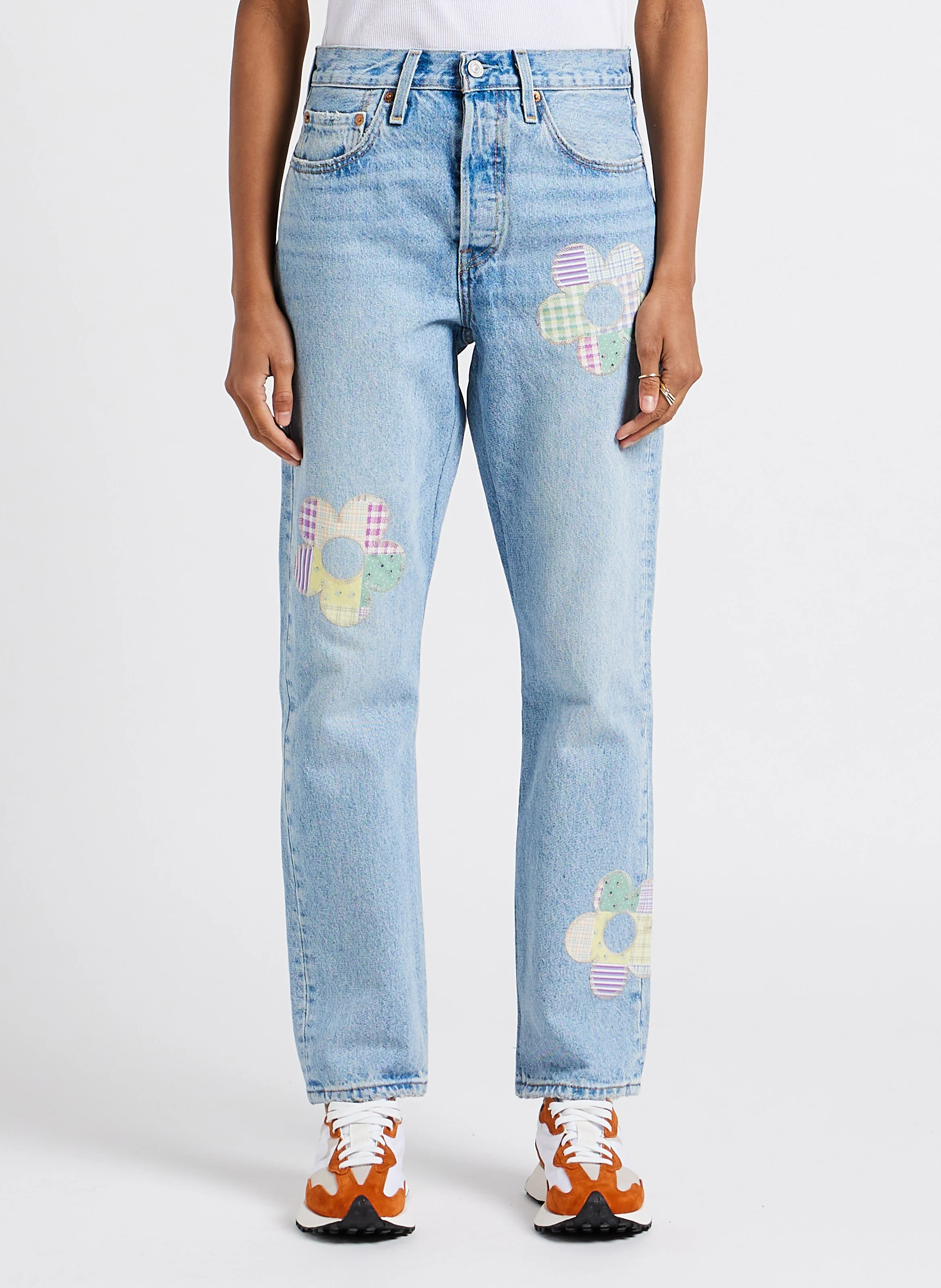 501 JEANS - Jean droit en coton | Jean Délavé