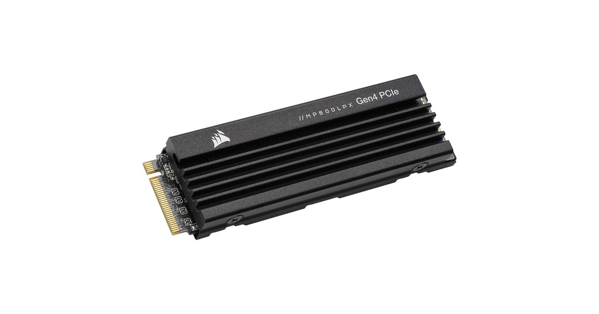 CorsairMP600 PRO LPX, 1 TB SSD  (Zwart, CSSD-F1000GBMP600PLP, M.2 2280, PCIe 4.0 x4)