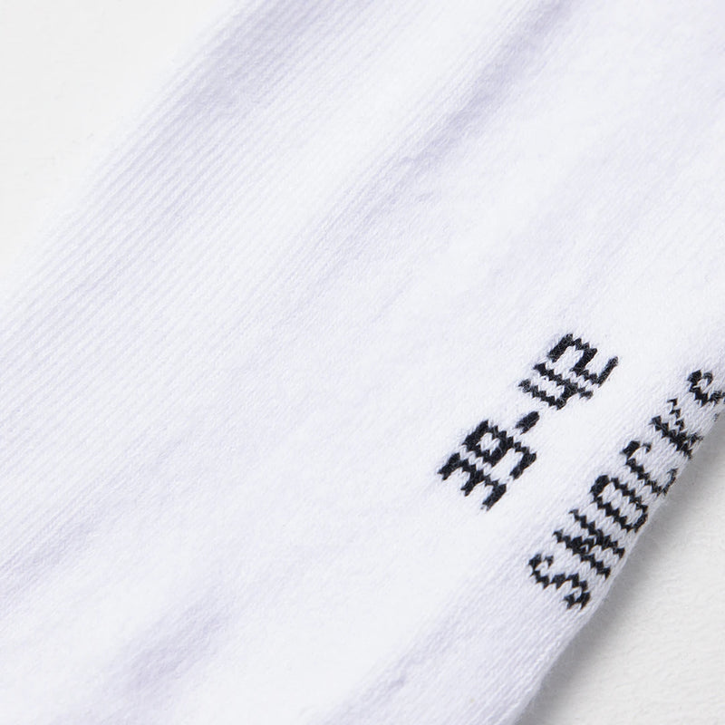 Retro Sneaker Socken aus Bio-Baumwolle Schwarz-Weiß (Streifen)