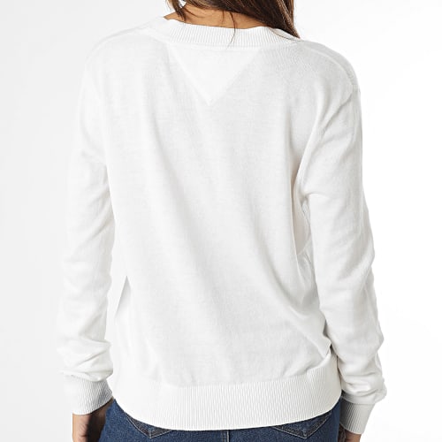 Pull Col V Femme Essential 6535 Beige Clair