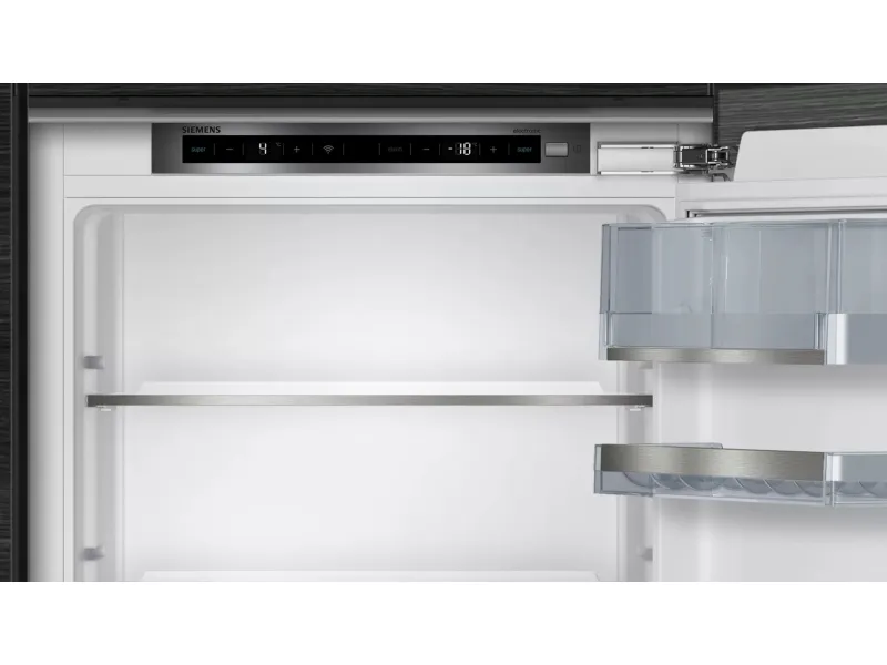 Siemens iQ500 KI87SADE0 - Køleskab/fryser - bund-fryser - til indbygning - bredde: 56 cm - dybde: 55 cm - højde: 177.5 cm - 272 liter - Klasse E - hyperFresh plus / LED-belysningen / softClose - Fladhængsel