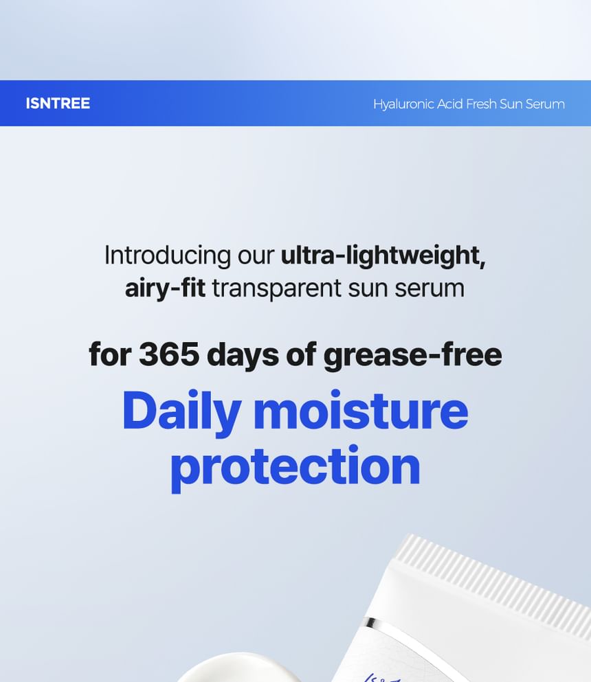 Isntree - Hyaluronzuur Fresh Sun Serum