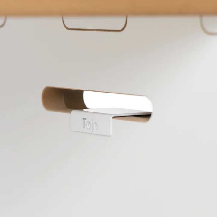 Tojo - Clip für Hochstapler Regalsystem, weiss