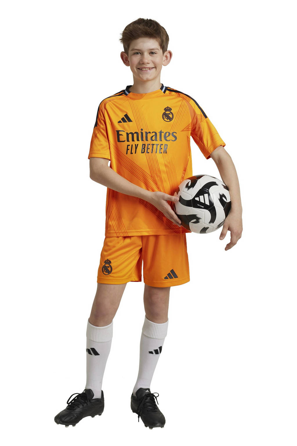 adidas Junior Real Madrid voetbalshort uit