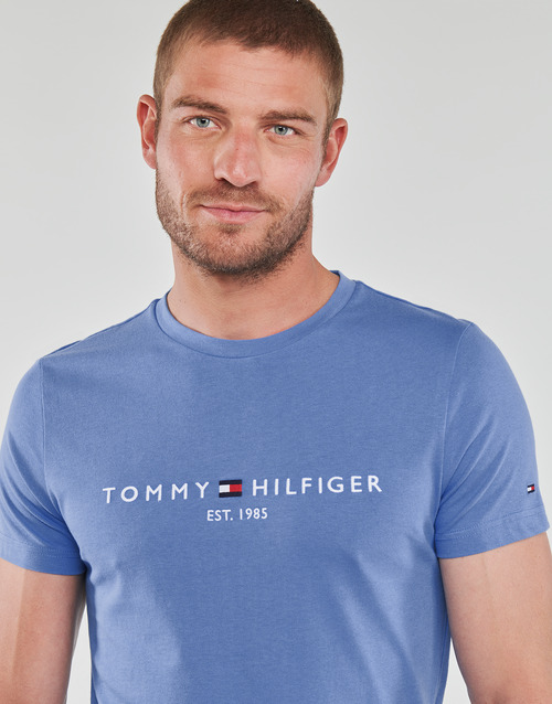 Tommy Hilfiger - TOMMY LOGO TEE - Bleu