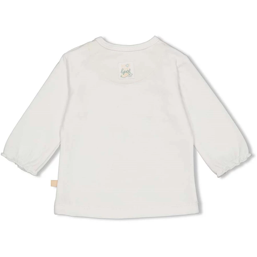 Feetje Longsleeve Shine Hearts weiß
