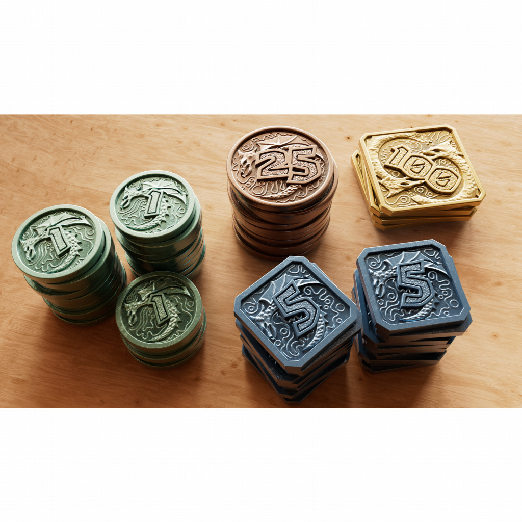 Dawn of Ulos - Metal Favor Tokens