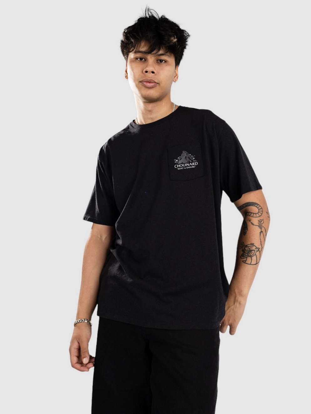 Patagonia Chouinard Crest Pocket Responsibili T-Shirt ink black