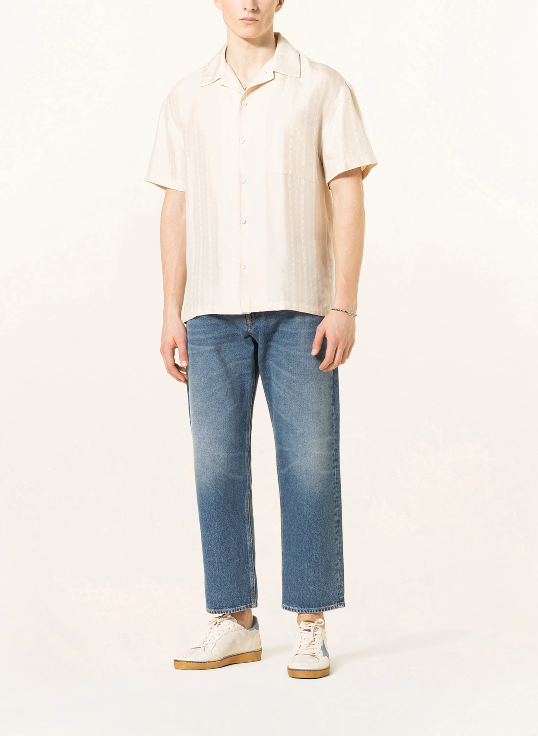 GOLDEN GOOSE Resorthemd Comfort Fit mit Leinen