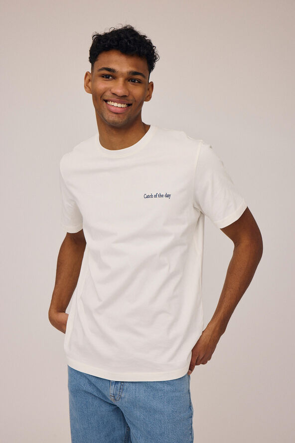 Magasin du Nord Collection Catch 1 heavyweight t-shirt - GOTS Star white