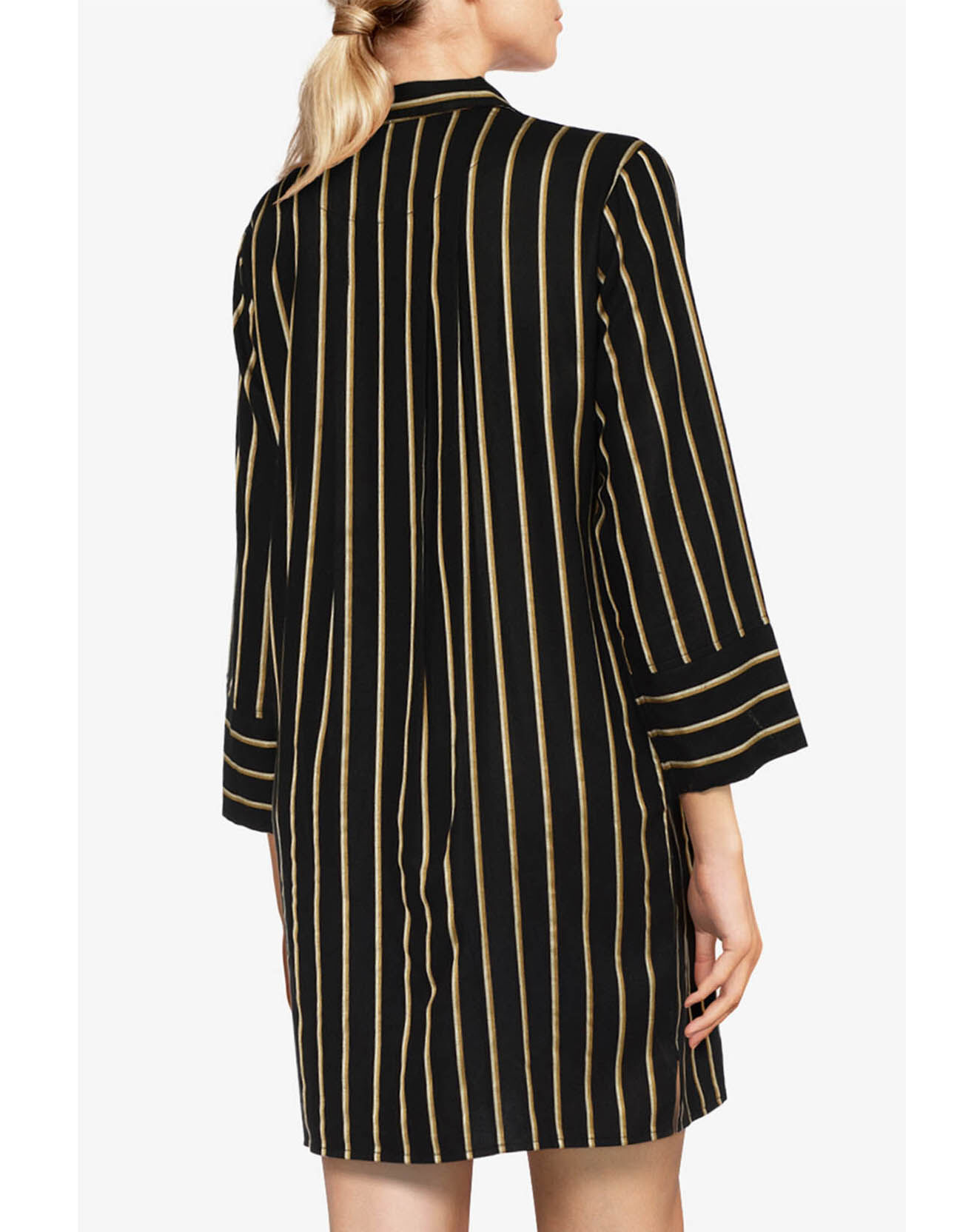 Femilet Chemise de nuit Graphic noir/doré