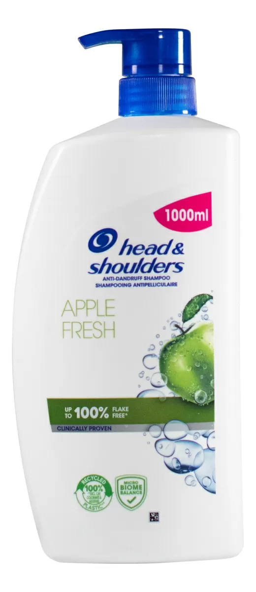 Head and Shoulders Shampoo Apple Fresh - 1000 ml.