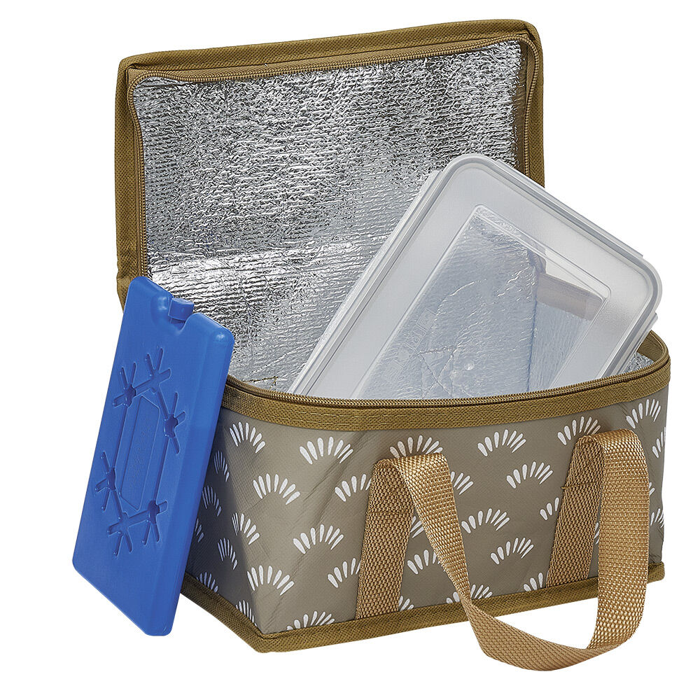 Lunch bag avec pain de glace et boîte alimentaire 25x14xH12cm