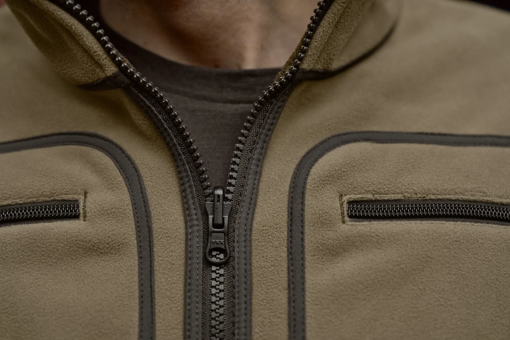 Härkila Men's Kamko Fleece Dark Antique Bronze/willow Green