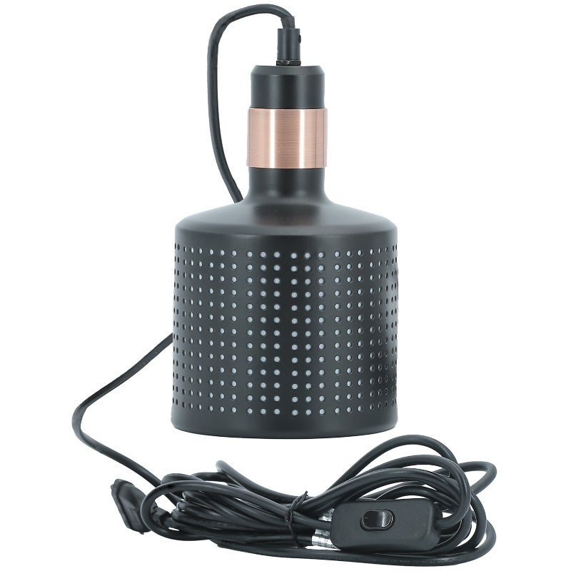 Venso EcoSolutions VEGA E27 Lampenkap Zwart, Lampenkap Metaal, Venso Plantenlamp, E27 Plantenlamp, Lampenkap E27, Daglichtlamp voor Planten, Plantenlamp, LED Kamerplant