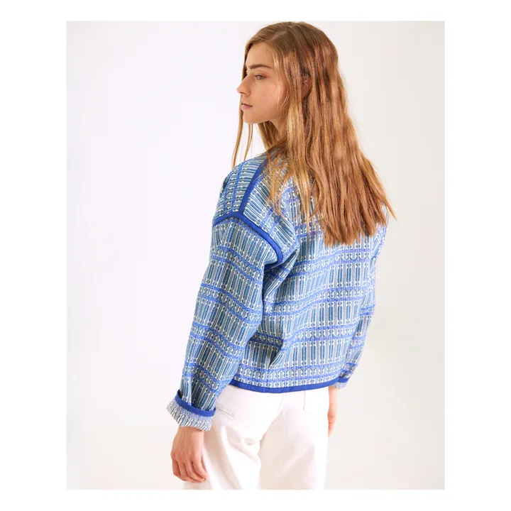 Sacrécoeur Veste Daria Jacquard | Bleu