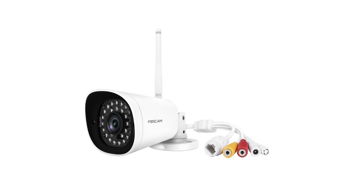 FoscamG4P Super HD wifi buitencamera  (Wit, 4 MP, 2K, WLAN)