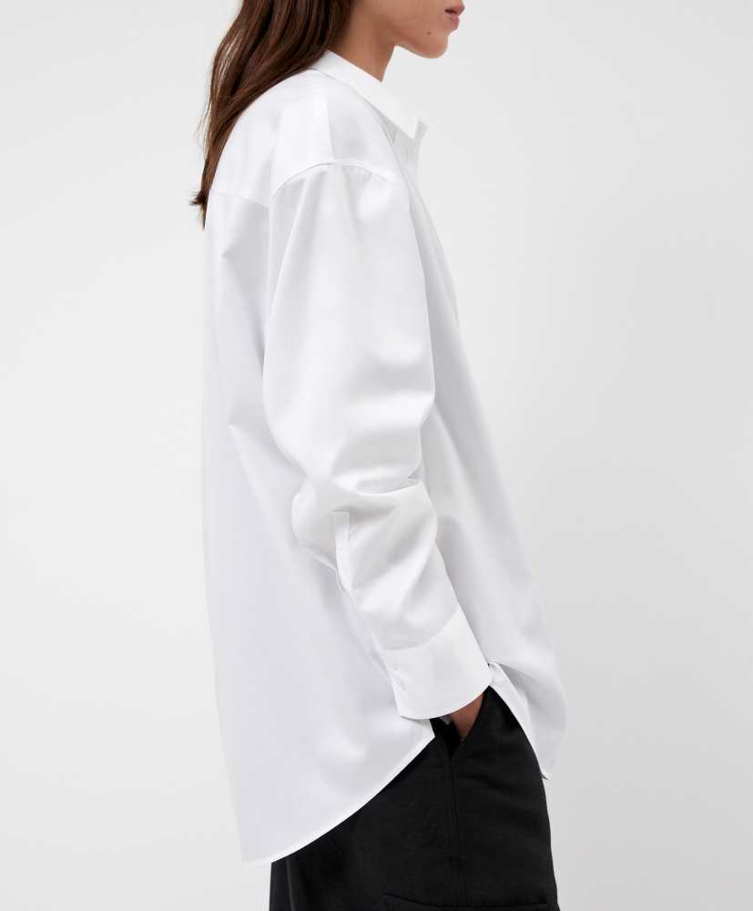 Camisa fácil de passar, 100% algodão