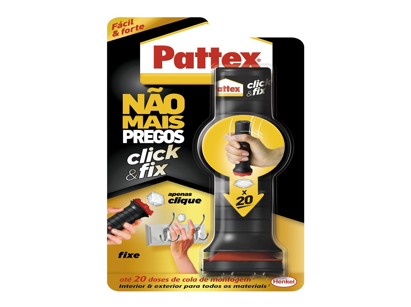 NÃO MAIS PREGOS PATTEX CLICK & FIX 30G