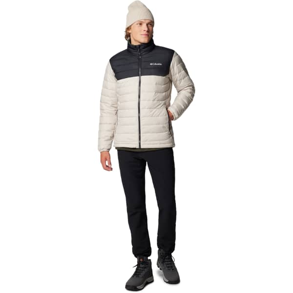Doudoune randonnée COLUMBIA POWDER LITE II JACKET DARK STONE/BLACK