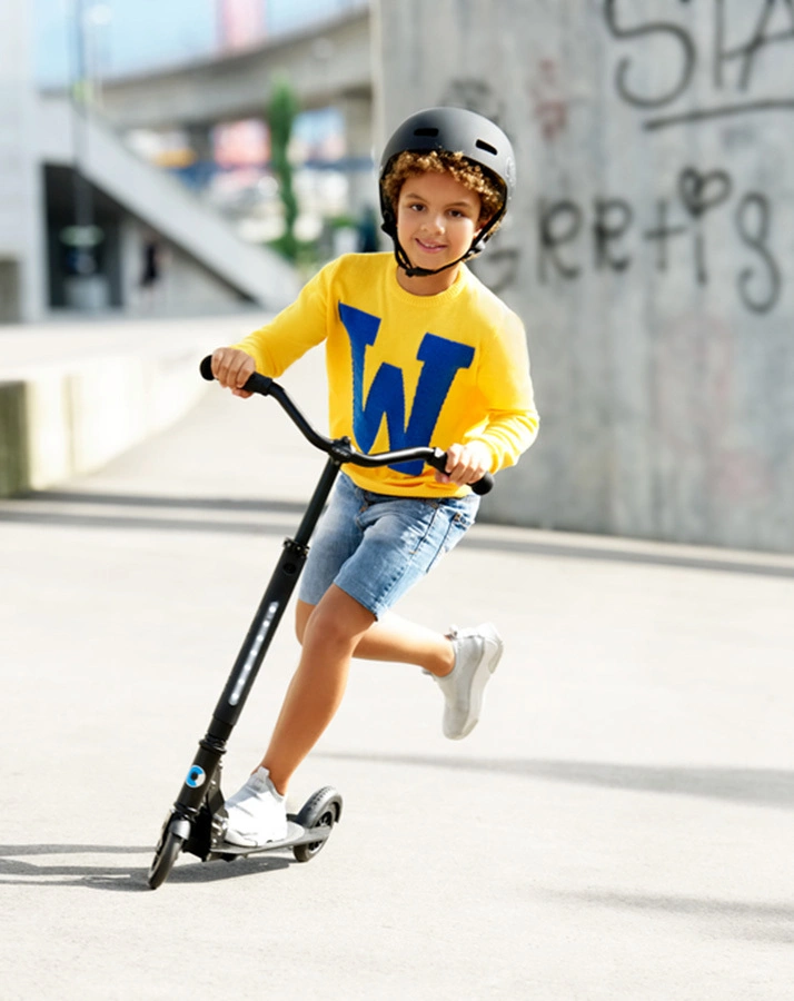 Kinder-Scooter MICRO SPRITE DELUXE in schwarz