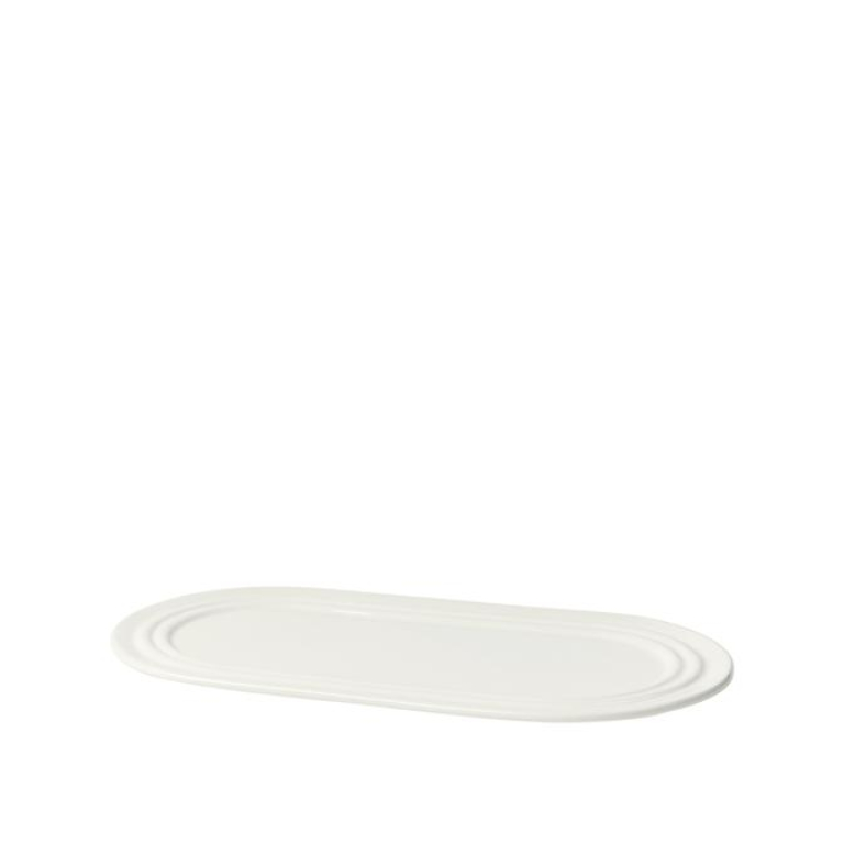 Broste Copenhagen Stevns serveerschaal 14,5x27,5 Chalk White