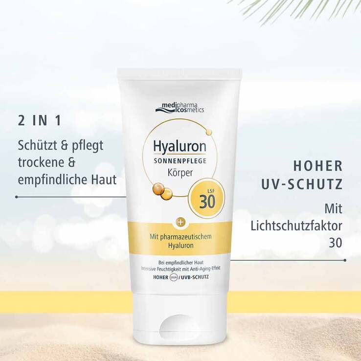 Hyaluron Sonnenpflege Körper LSF 30, 150 ml